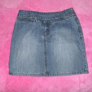 SO Highrise Denim Skirt